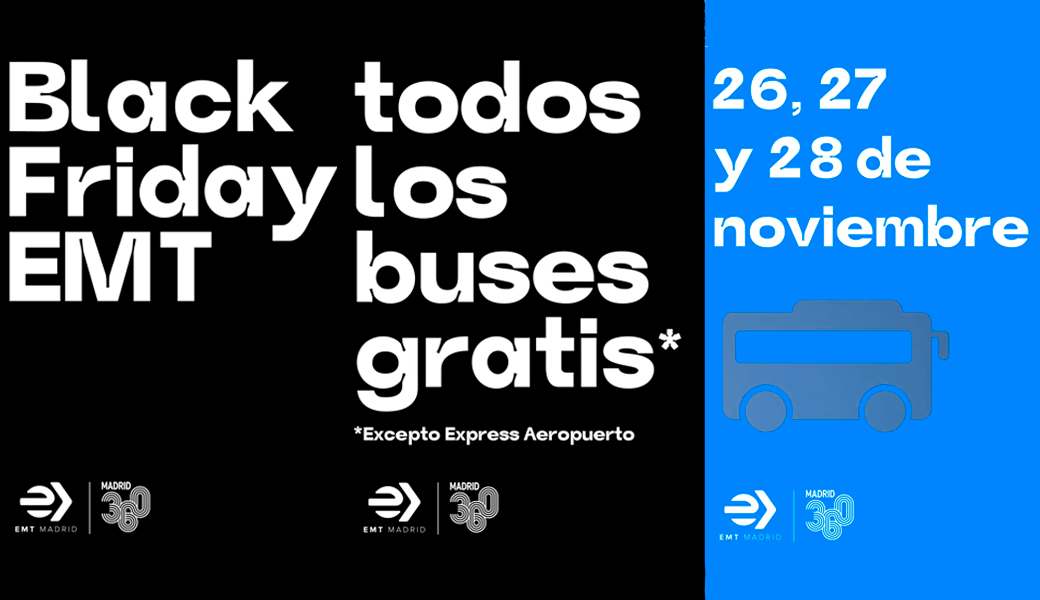 Muévete en EMT este viernes, sábado y domingo: es gratis