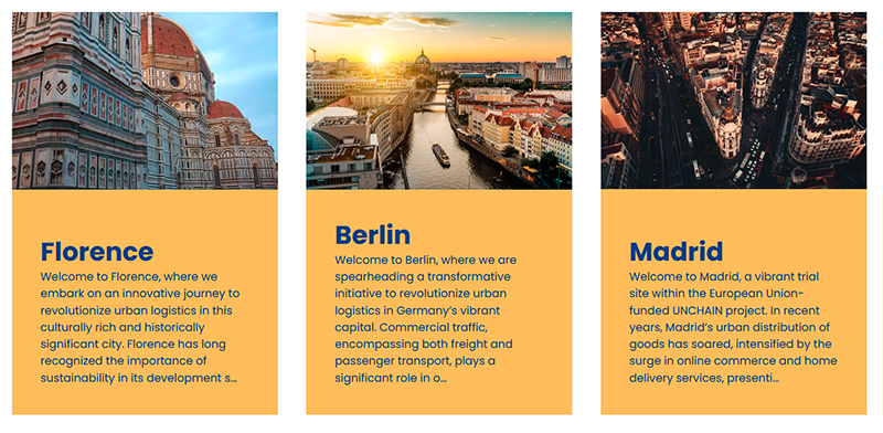 Unchain proyect 3 ciudades