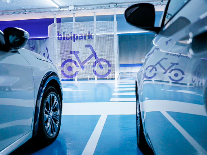 Recoletos 360 hub bicipark