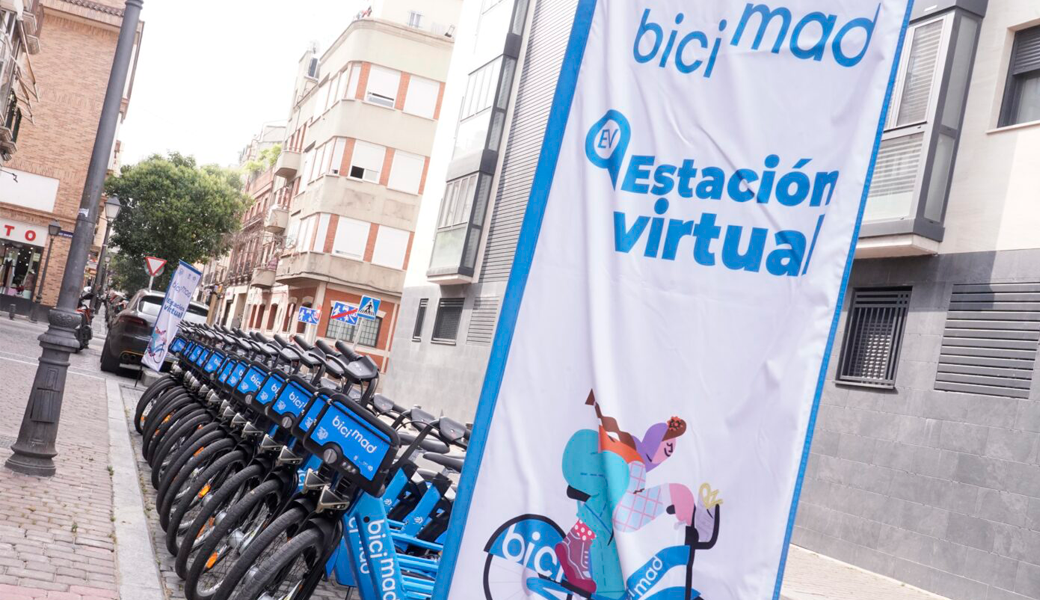 Llegan las estaciones virtuales al servicio de bicimad