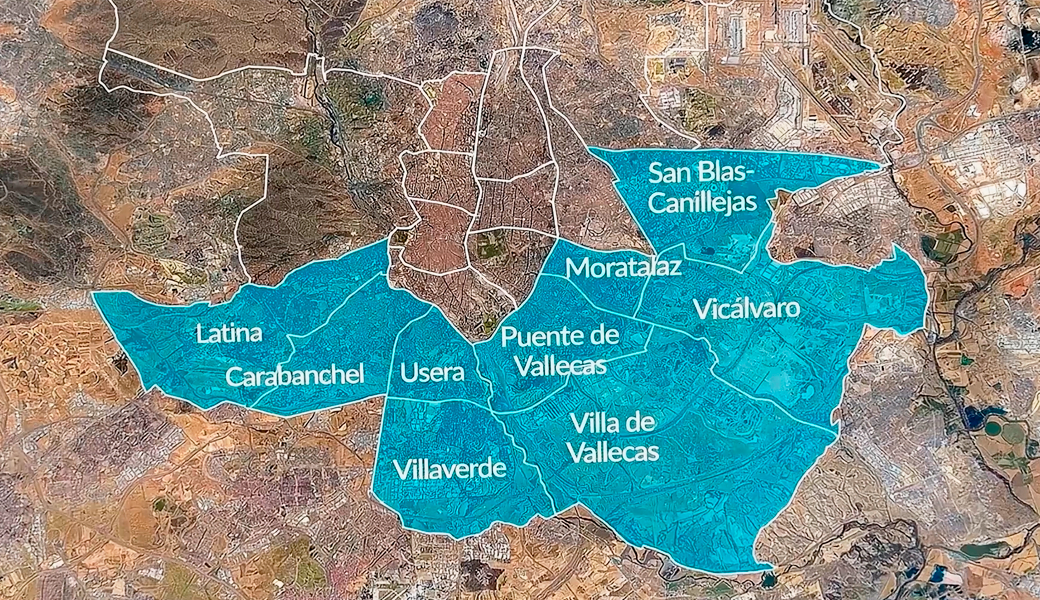 La Estrategia del Sur proyecta la transformación de nueve distritos