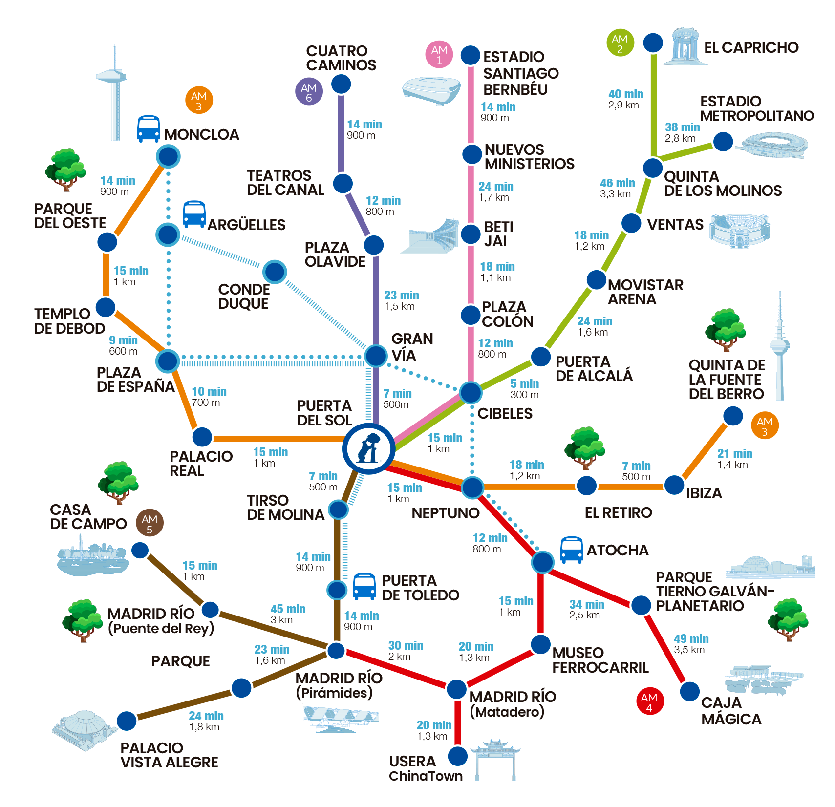 mapa ANDA